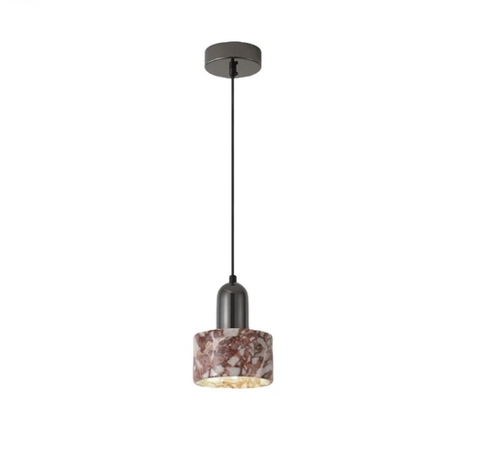 Bulgari Stone Pendant Light – Wabi-Sabi Marble Ceiling Lamp | Luxury Ambient Lighting | Contemporary Interior Statement