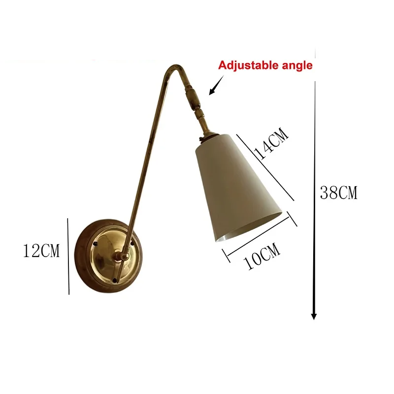Brass Wall Light with Nordic Retro Design – Modern LED Wall Sconce | Elegant Ambient Lighting