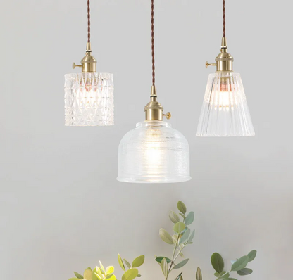 AeroNord LumiSphere Pendant Light – Japandi Glass Pendant Lamp for Living Rooms, Cafés &Modern Interiors
