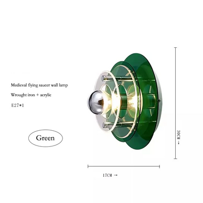 Modern UFO LED Wall Lamp – Futuristic Wall Sconce | Creative Accent Lighting | Designer Wall Light for Bedroom & Living Room