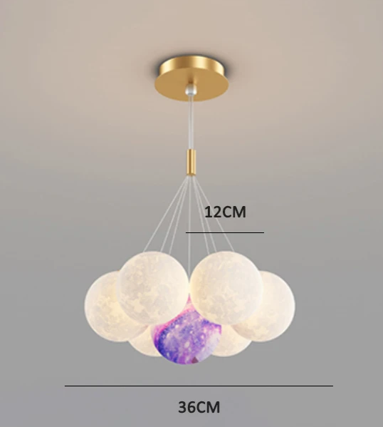 NovaNest Pendant Light – Modern 3D Kids Ceiling Lamp | Creative LED Lighting for Children’s Bedrooms & Contemporary Interiors