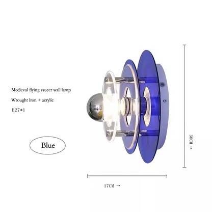 Modern UFO LED Wall Lamp – Futuristic Wall Sconce | Creative Accent Lighting | Designer Wall Light for Bedroom & Living Room