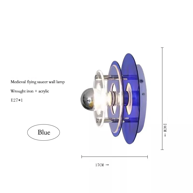 Modern UFO LED Wall Lamp – Futuristic Wall Sconce | Creative Accent Lighting | Designer Wall Light for Bedroom & Living Room