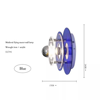 Modern UFO LED Wall Lamp – Futuristic Wall Sconce | Creative Accent Lighting | Designer Wall Light for Bedroom & Living Room