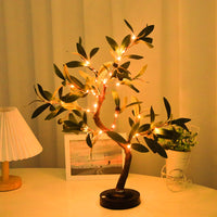 LED-Tischlampe in Baumform-Leuchtezauber